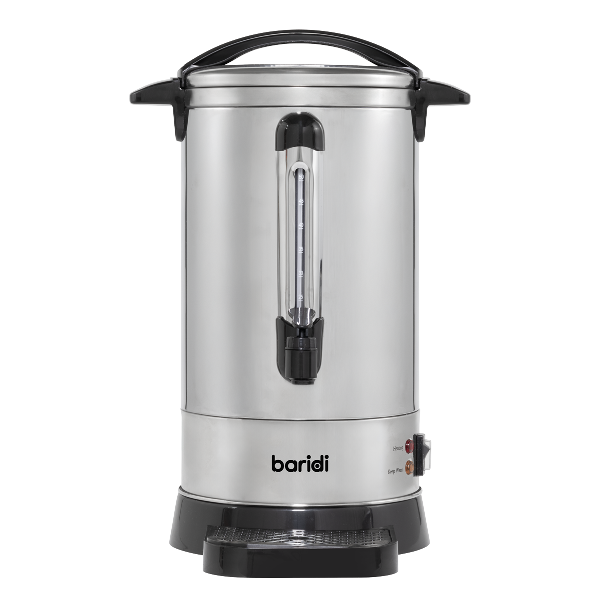 Baridi DH269 Baridi Hot Water Boiler/Tea Urn 10L Capacity, Stainless Steel