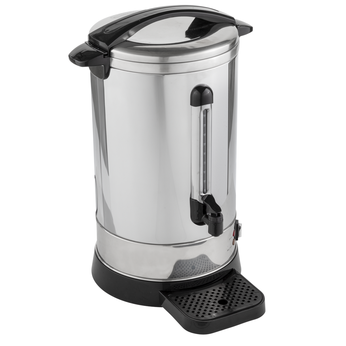 Baridi DH270 Baridi Hot Water Boiler, Tea Urn, 20L Capacity, Stainless Steel