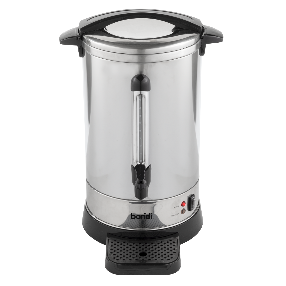 Baridi DH270 Baridi Hot Water Boiler, Tea Urn, 20L Capacity, Stainless Steel