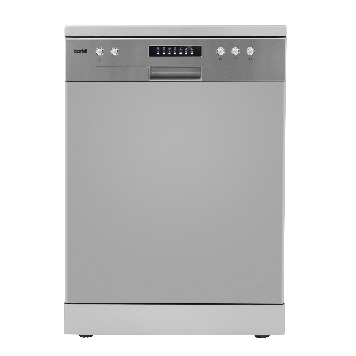 Baridi DH280 Baridi Regular Sized Freestanding Dishwasher 60cm Wide 13 Place Settings - Silver