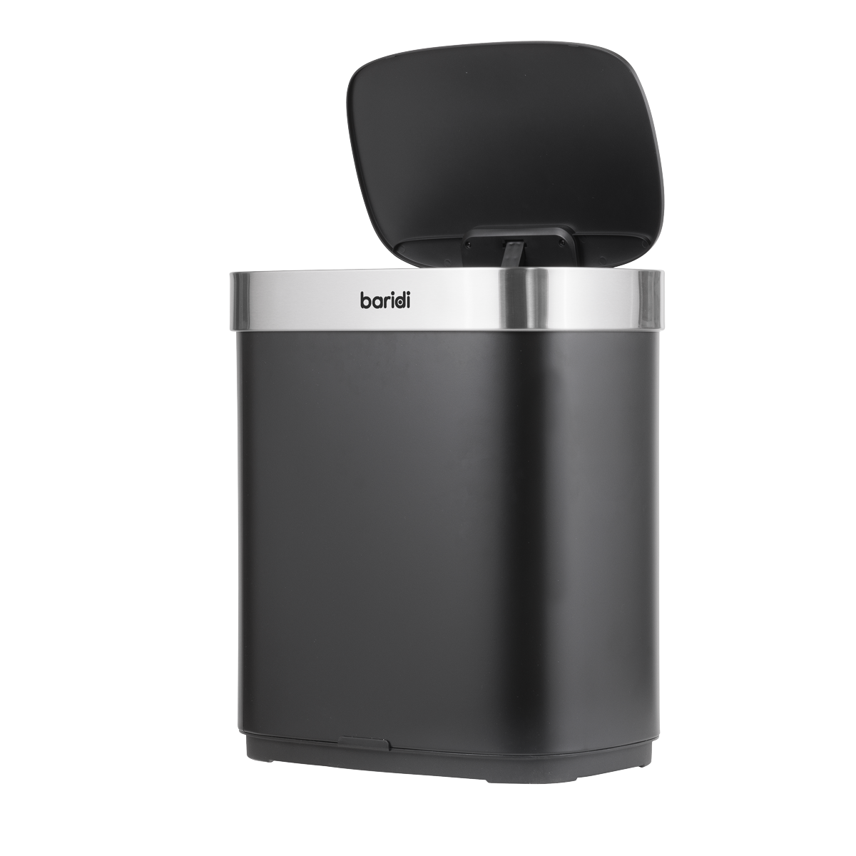 Baridi DH281 Baridi Sensor Bin 50L - Black/Stainless Steel