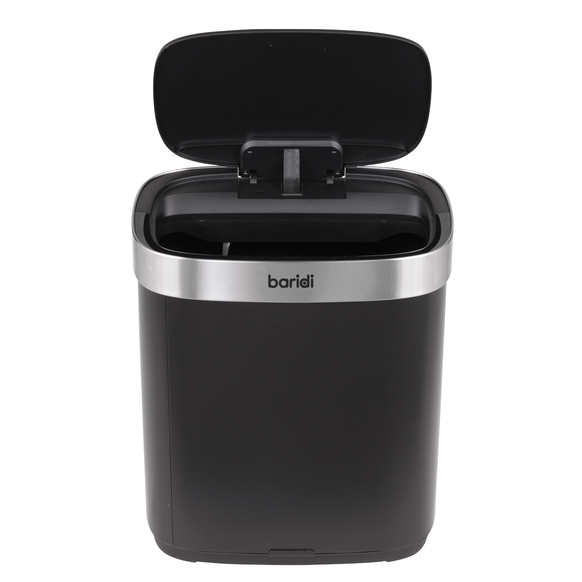Baridi DH281 Baridi Sensor Bin 50L - Black/Stainless Steel