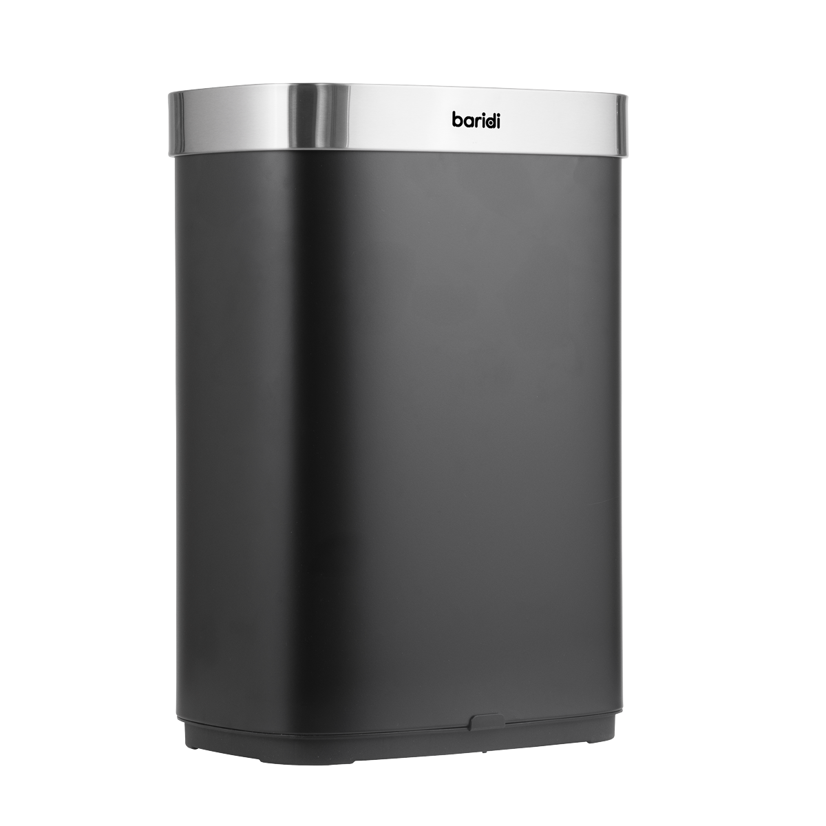 Baridi DH282 Baridi Sensor Bin 65L - Black/Stainless Steel