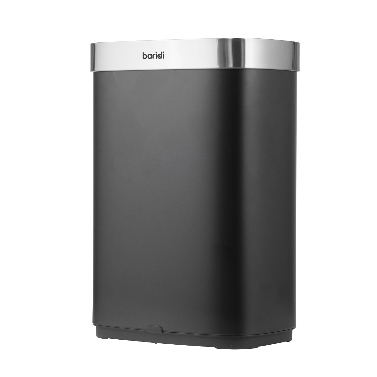 Baridi DH282 Baridi Sensor Bin 65L - Black/Stainless Steel