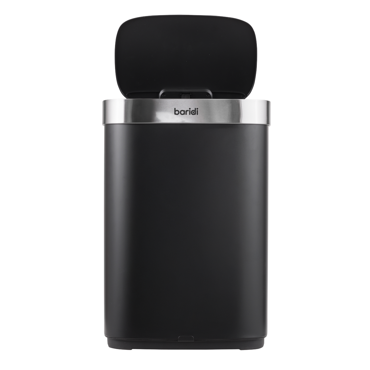 Baridi DH282 Baridi Sensor Bin 65L - Black/Stainless Steel