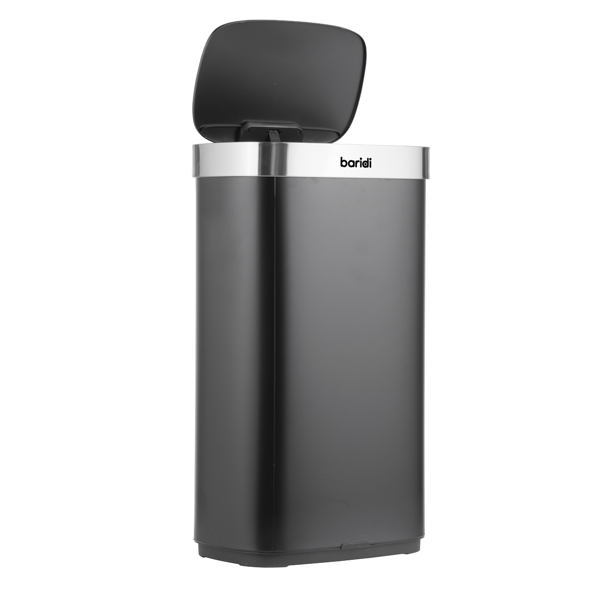 Baridi DH283 Baridi Sensor Bin 80L - Black/Stainless Steel