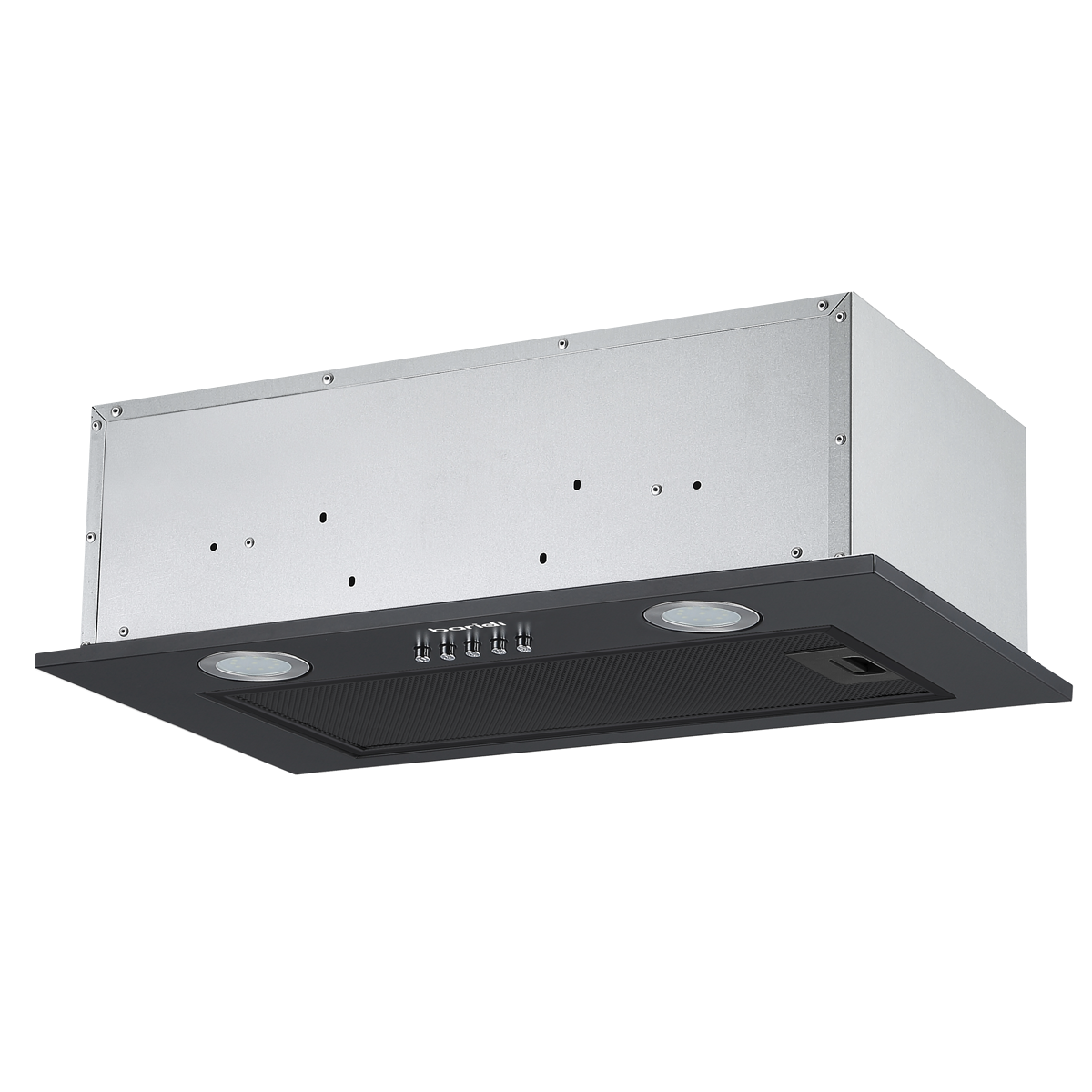 Baridi DH285 Baridi Cooker Hood with 5 Layer Filter 52cm - Black