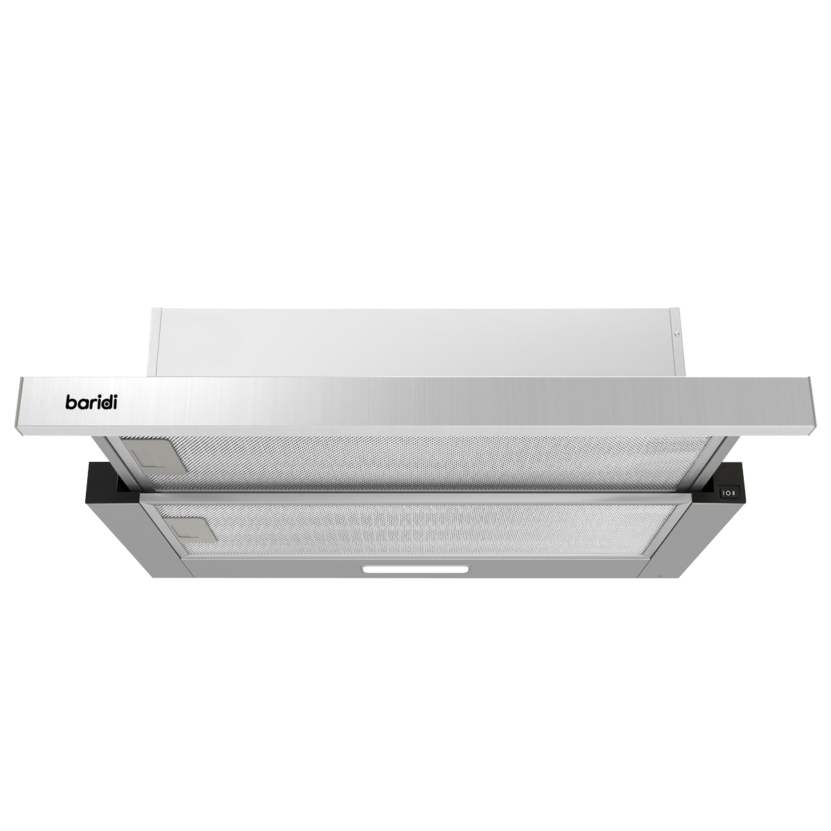 Baridi DH286 Baridi Telescopic Cooker Hood with Aluminium Filters 60cm - Stainless Steel