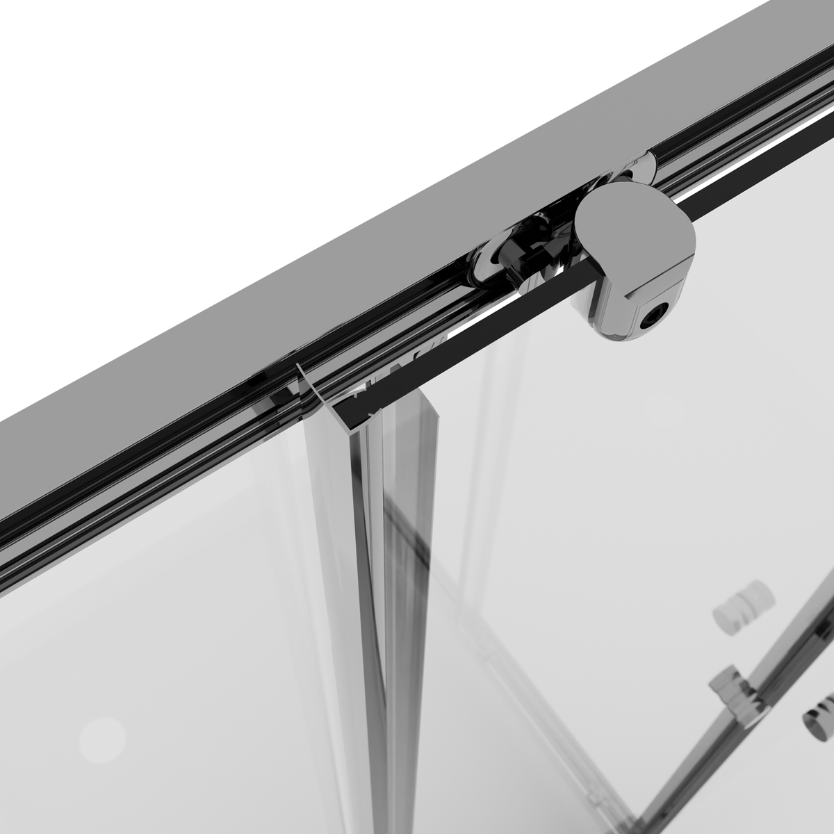 Baridi DH300 Corner Shower Entry Enclosure 1000 x 800 x 1850mm with 6mm Tempered Glass - Chrome