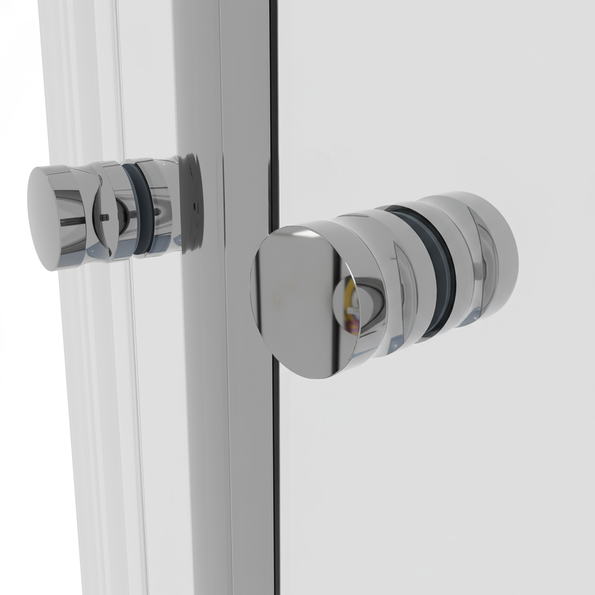 Baridi DH302 Quadrant Shower Entry Enclosure 900 x 900 x 1850mm with 6mm Tempered Glass - Chrome