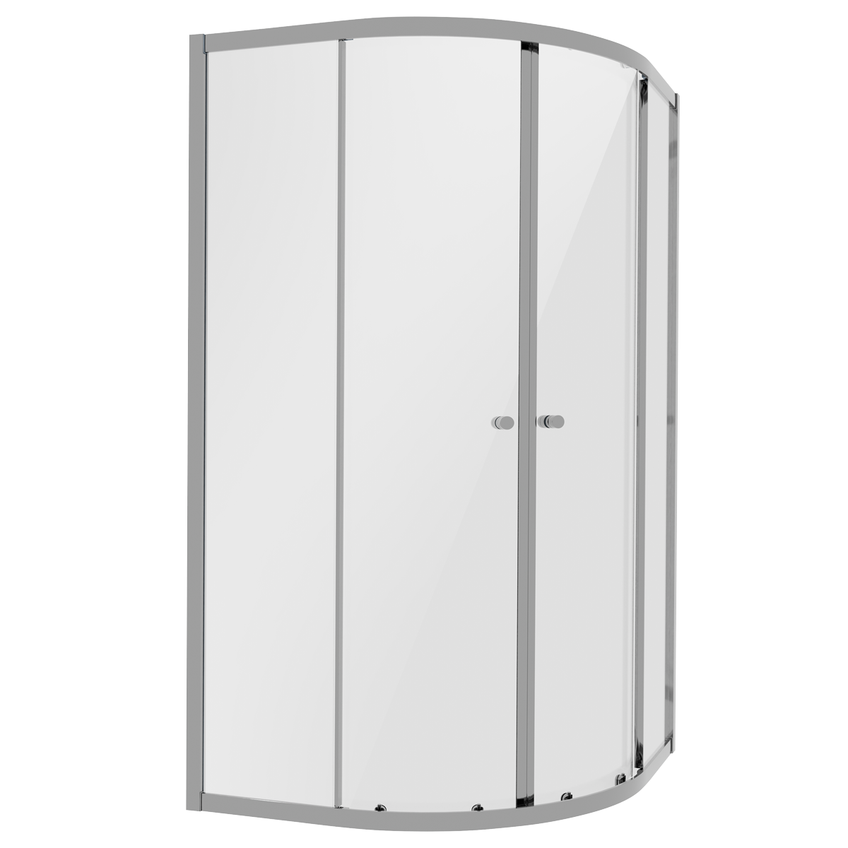Baridi DH302 Quadrant Shower Entry Enclosure 900 x 900 x 1850mm with 6mm Tempered Glass - Chrome