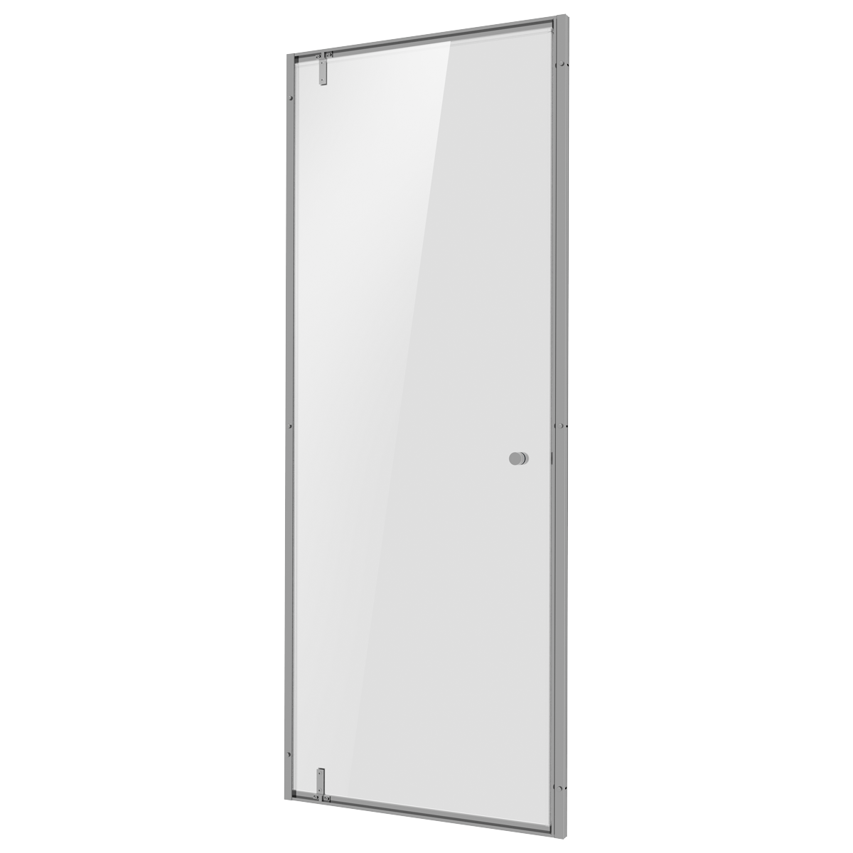 Baridi DH306 Hinged Shower Door 800 x 1850mm, 6mm Tempered Glass, Reversible - Chrome