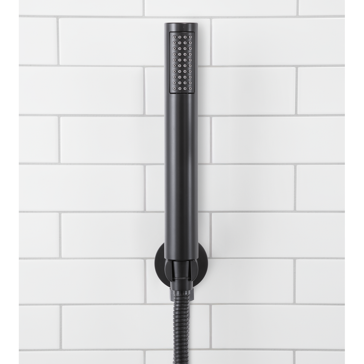 Baridi DH319 Concealed Thermostatic Shower Set, 20cm Round Head & Hand Shower - Black