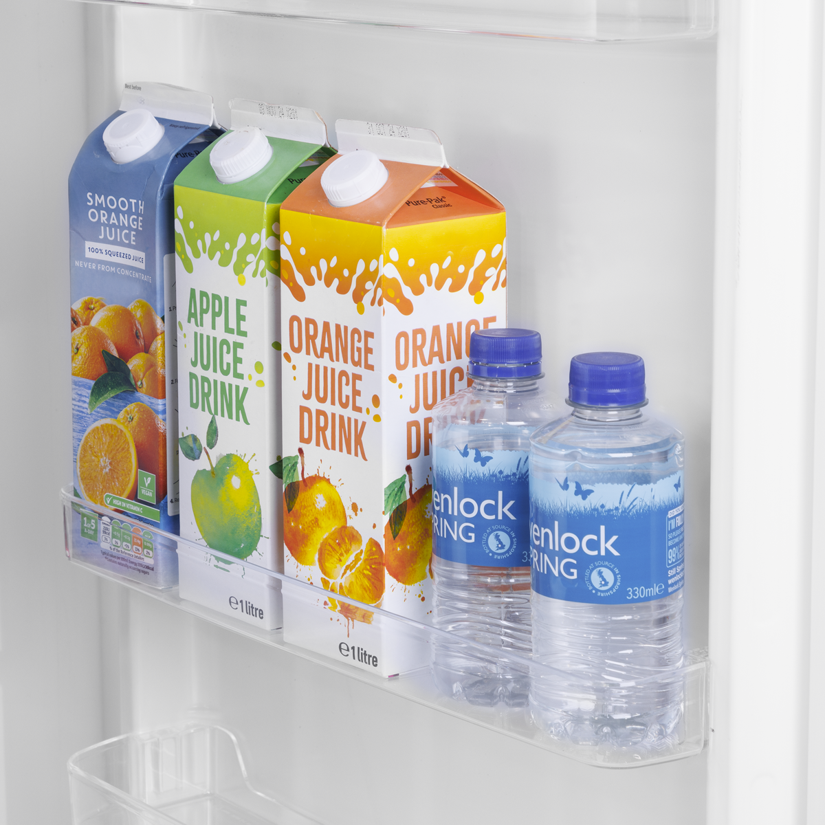 Baridi DH322 Baridi Freestanding Larder Fridge 241L – White