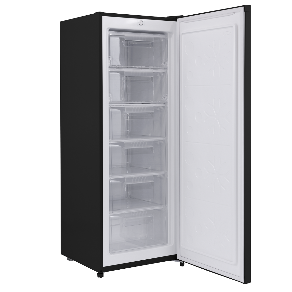 Baridi DH325 Freestanding Tall Freezer 177L Capacity – Black