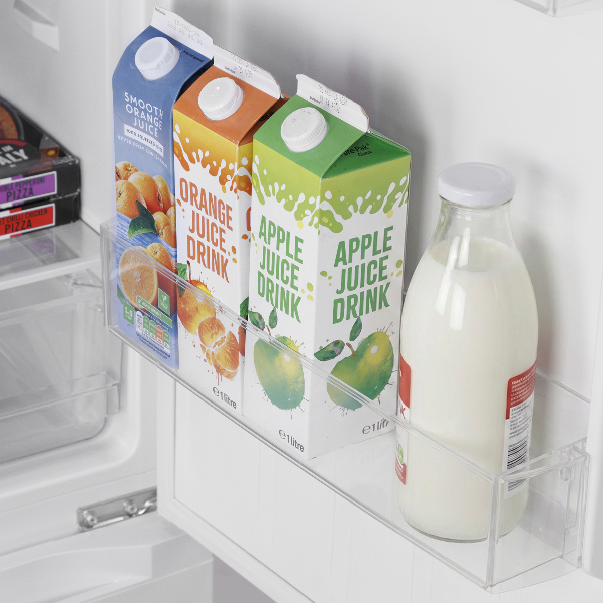 Baridi DH328 Baridi 50/50 Smart Frost Fridge Freezer 254L Capacity – White