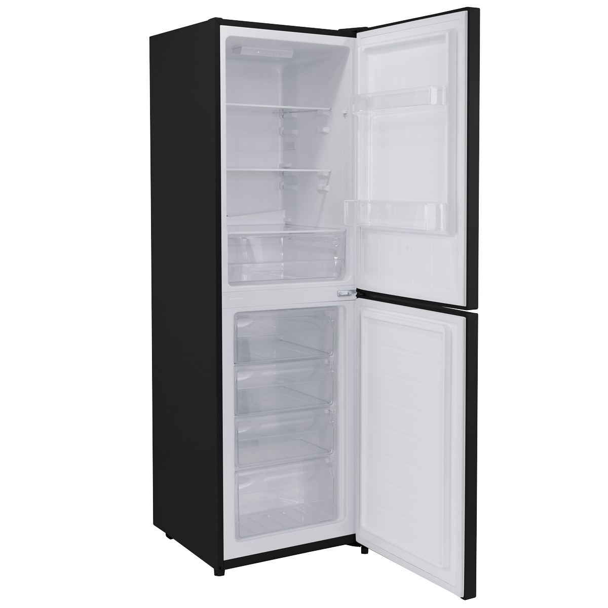 Baridi DH329 Baridi 50/50 Smart Frost Fridge Freezer 254L Capacity – Black