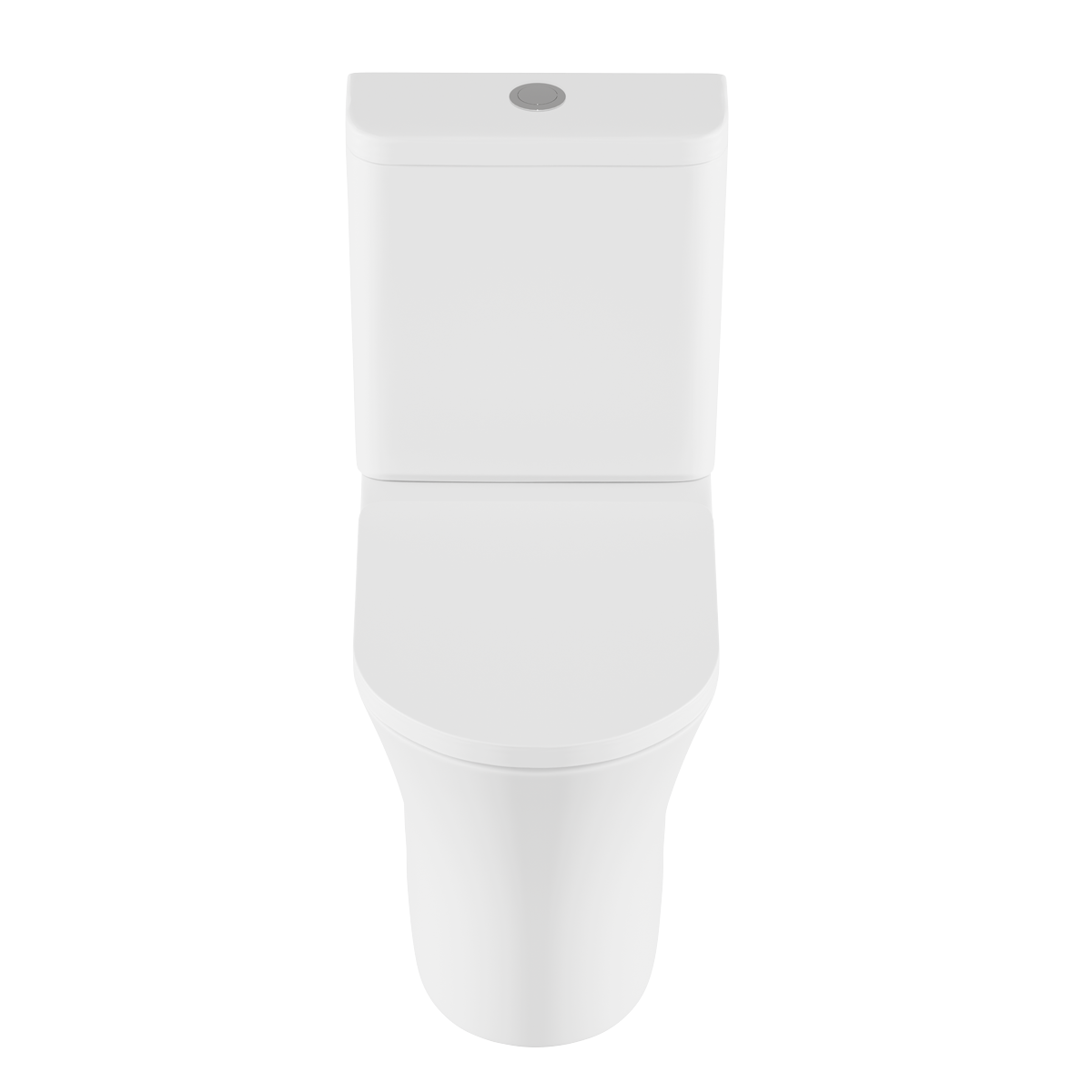 Baridi DH332 Baridi Close-Coupled Toilet with Soft Close Seat, Dual Flush Cistern & Rimless Flush – White