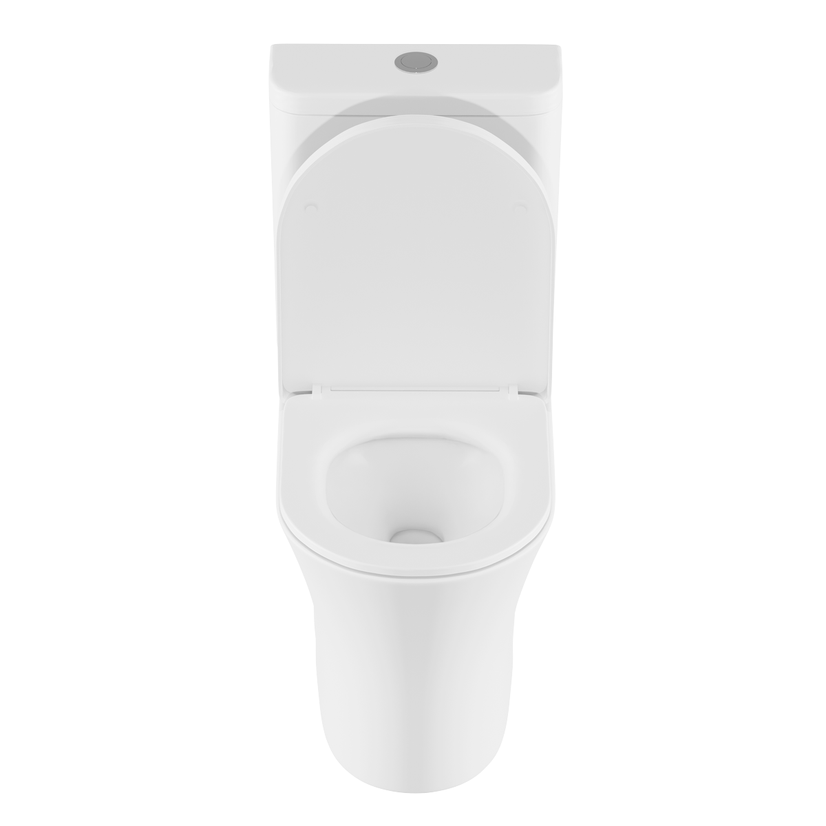 Baridi DH332 Baridi Close-Coupled Toilet with Soft Close Seat, Dual Flush Cistern & Rimless Flush – White