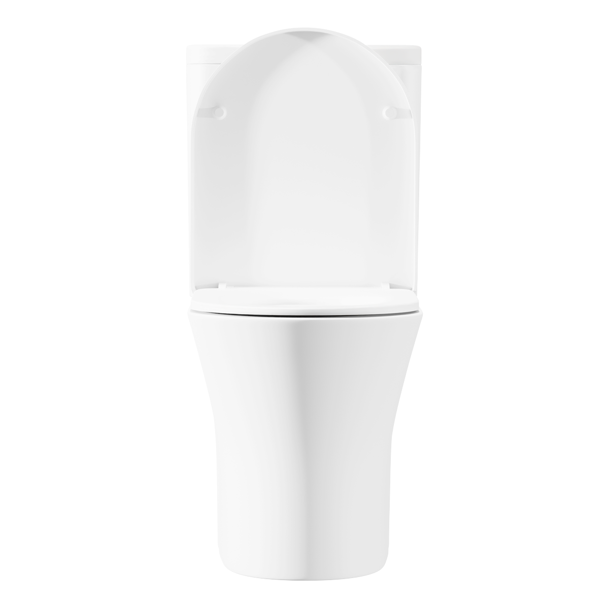 Baridi DH332 Baridi Close-Coupled Toilet with Soft Close Seat, Dual Flush Cistern & Rimless Flush – White