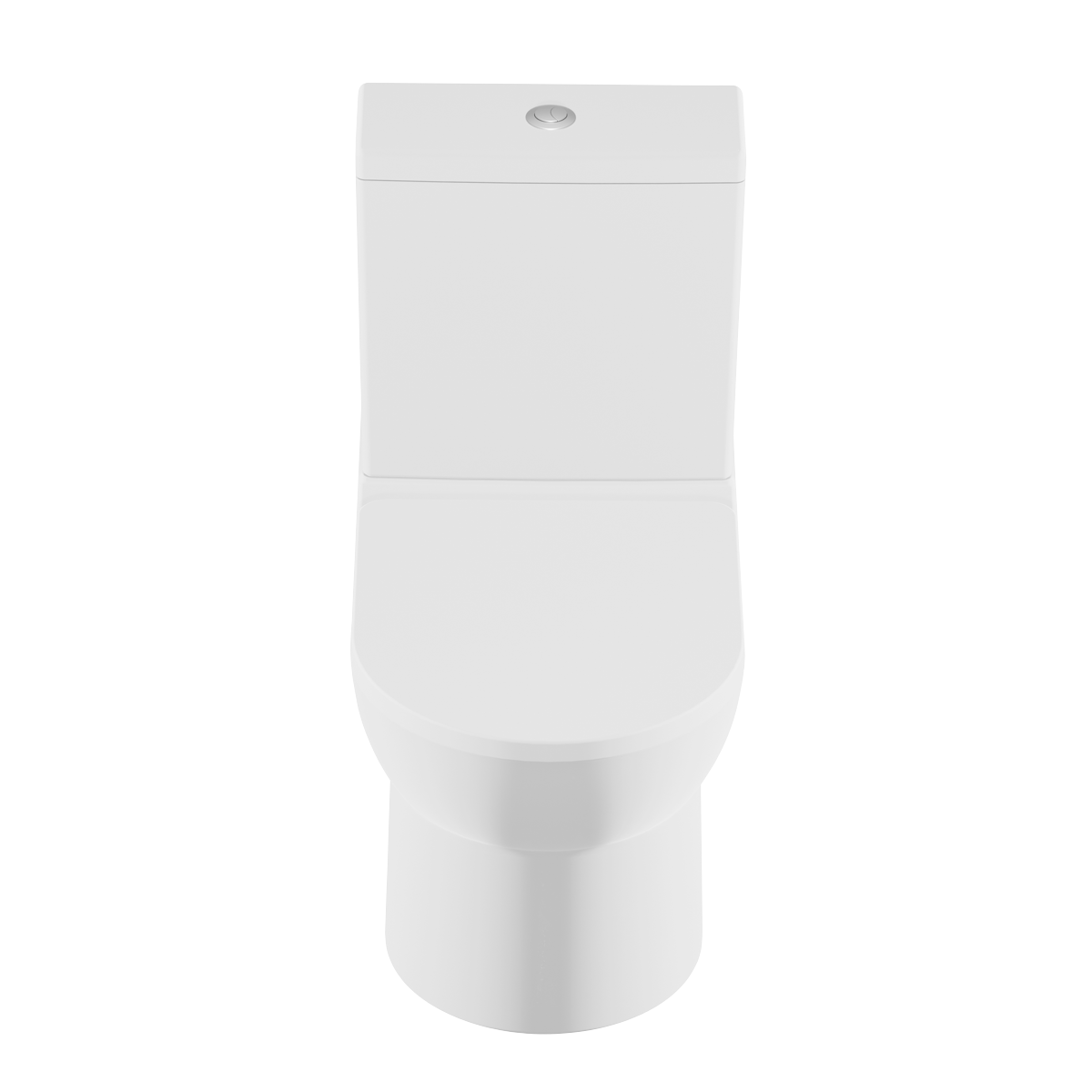 Baridi DH333 Baridi Close-Coupled Toilet with Soft Close Seat, Dual Flush Cistern & Rimless Flush – White