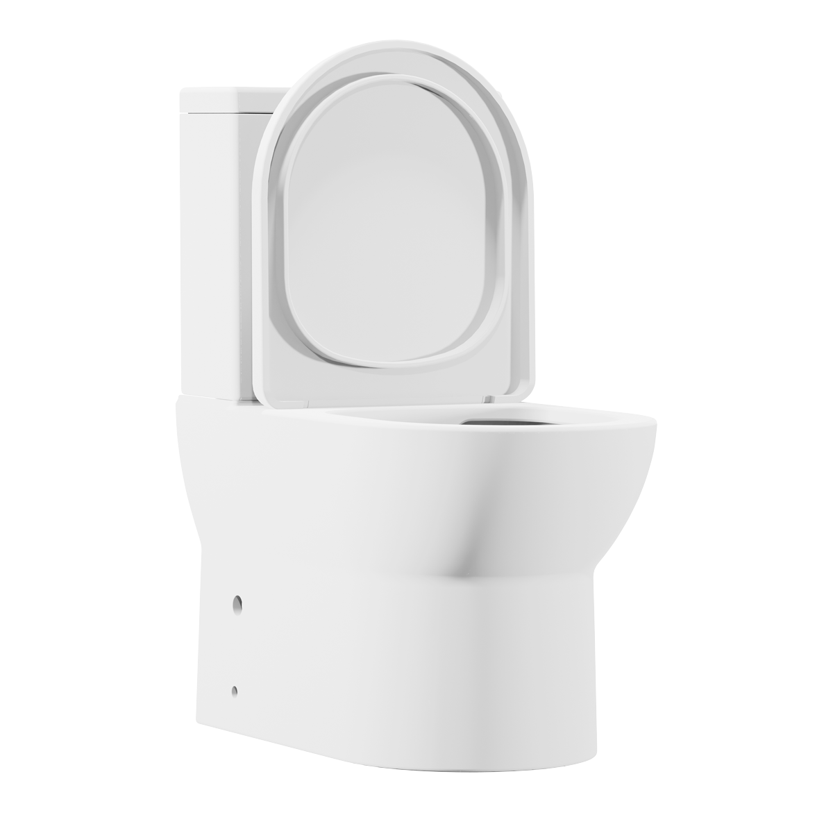 Baridi DH333 Baridi Close-Coupled Toilet with Soft Close Seat, Dual Flush Cistern & Rimless Flush – White