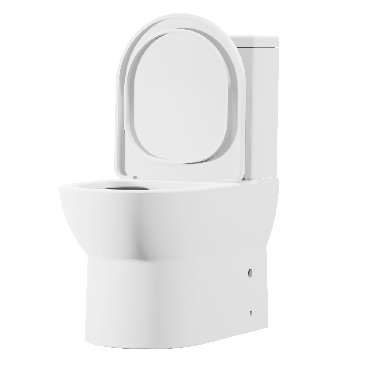 Baridi DH333 Baridi Close-Coupled Toilet with Soft Close Seat, Dual Flush Cistern & Rimless Flush – White