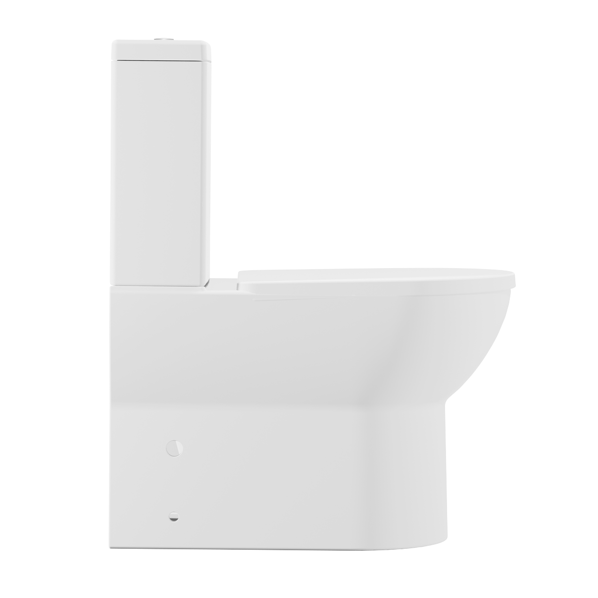 Baridi DH333 Baridi Close-Coupled Toilet with Soft Close Seat, Dual Flush Cistern & Rimless Flush – White