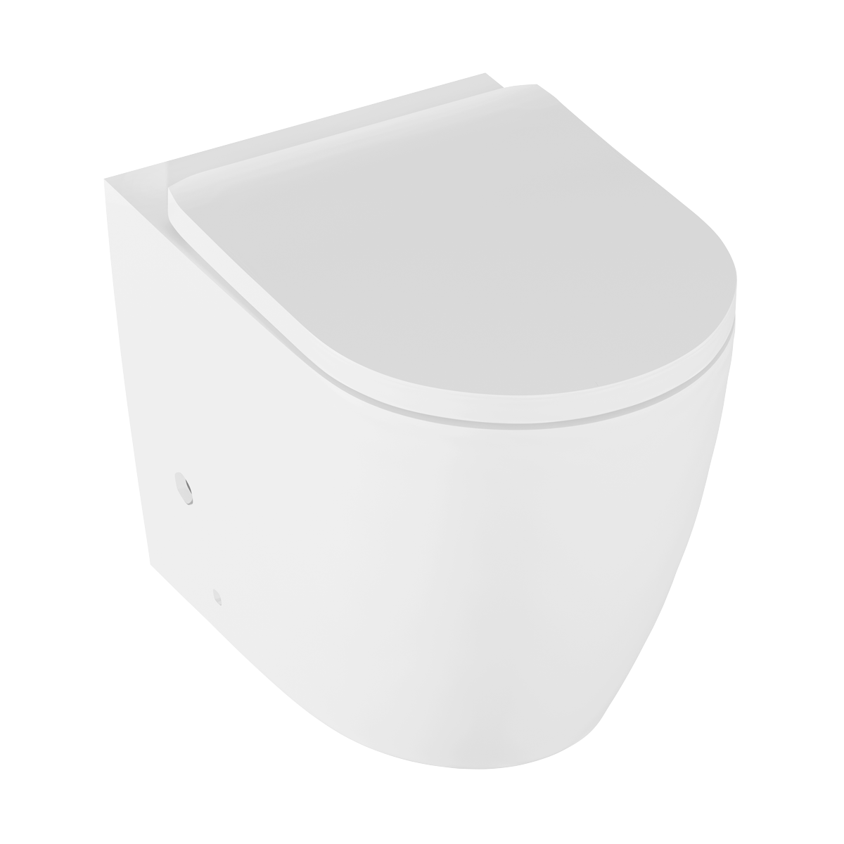 Baridi DH334 Back-to-Wall Toilet with Soft Close Seat & Rimless Flush – White
