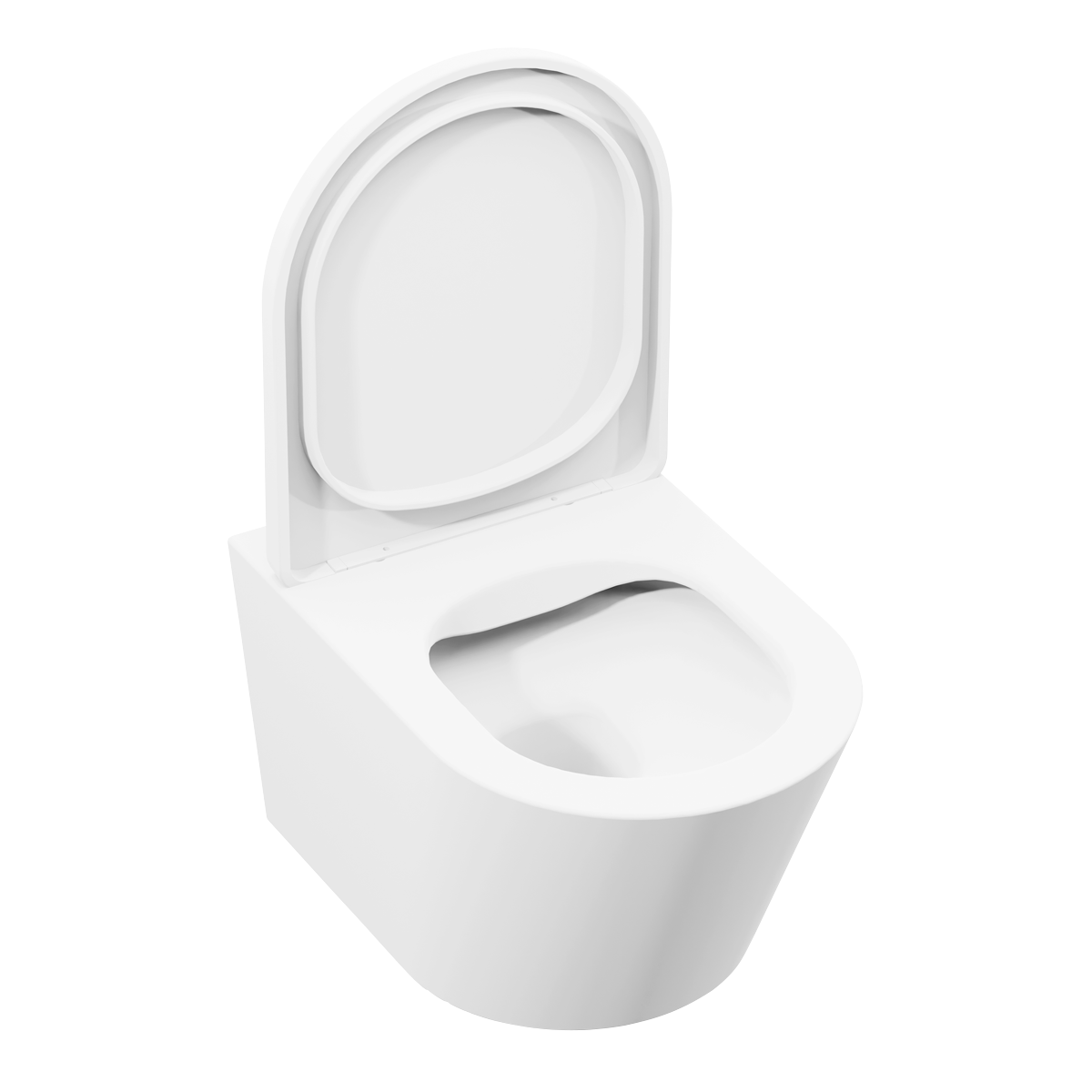Baridi DH335 Wall Hung Toilet with Soft Close Seat & Rimless Flush – White