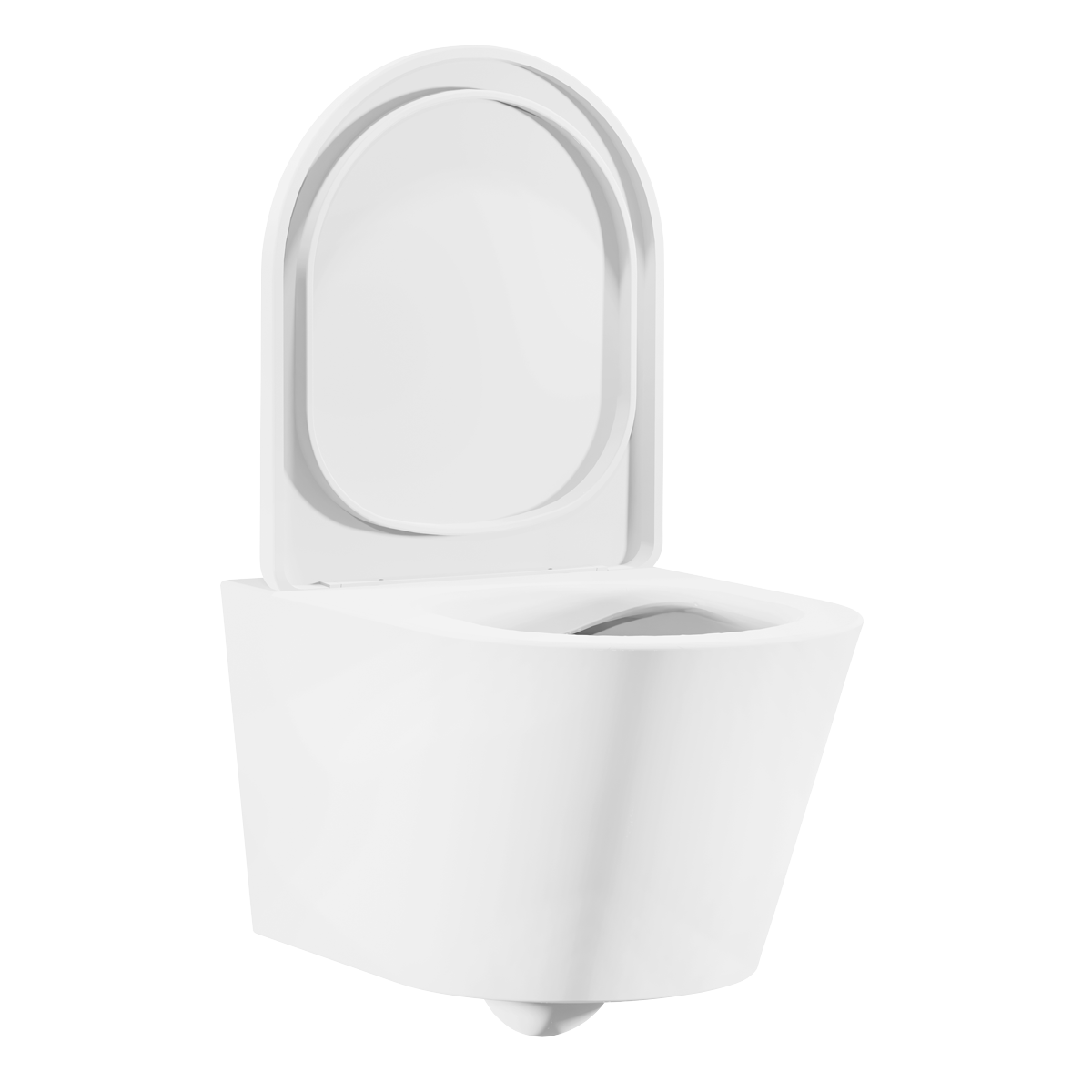Baridi DH335 Wall Hung Toilet with Soft Close Seat & Rimless Flush – White
