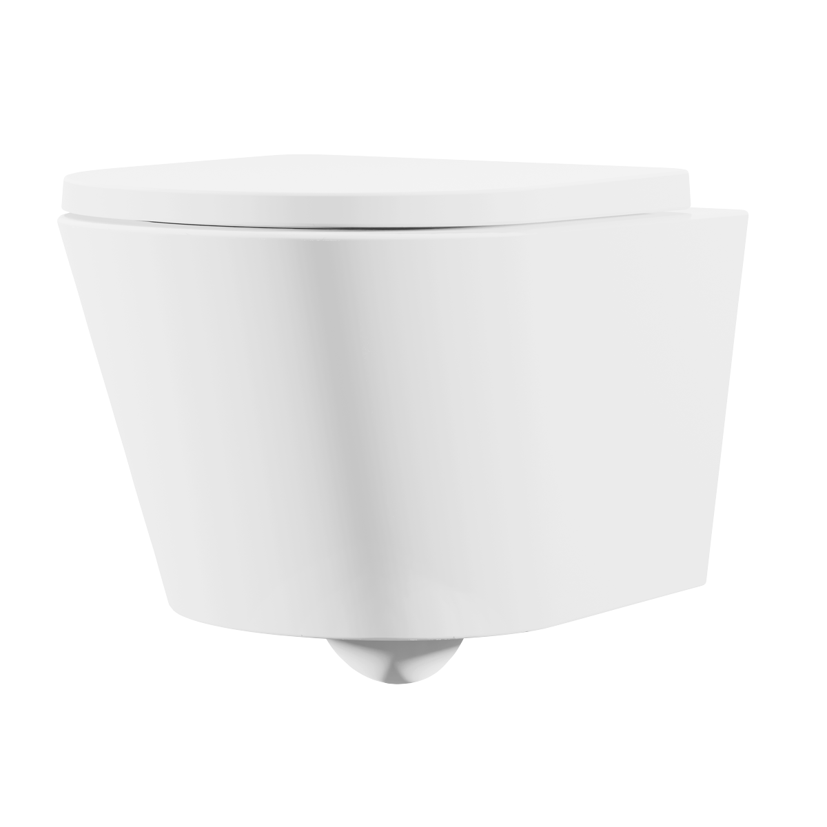 Baridi DH335 Wall Hung Toilet with Soft Close Seat & Rimless Flush – White