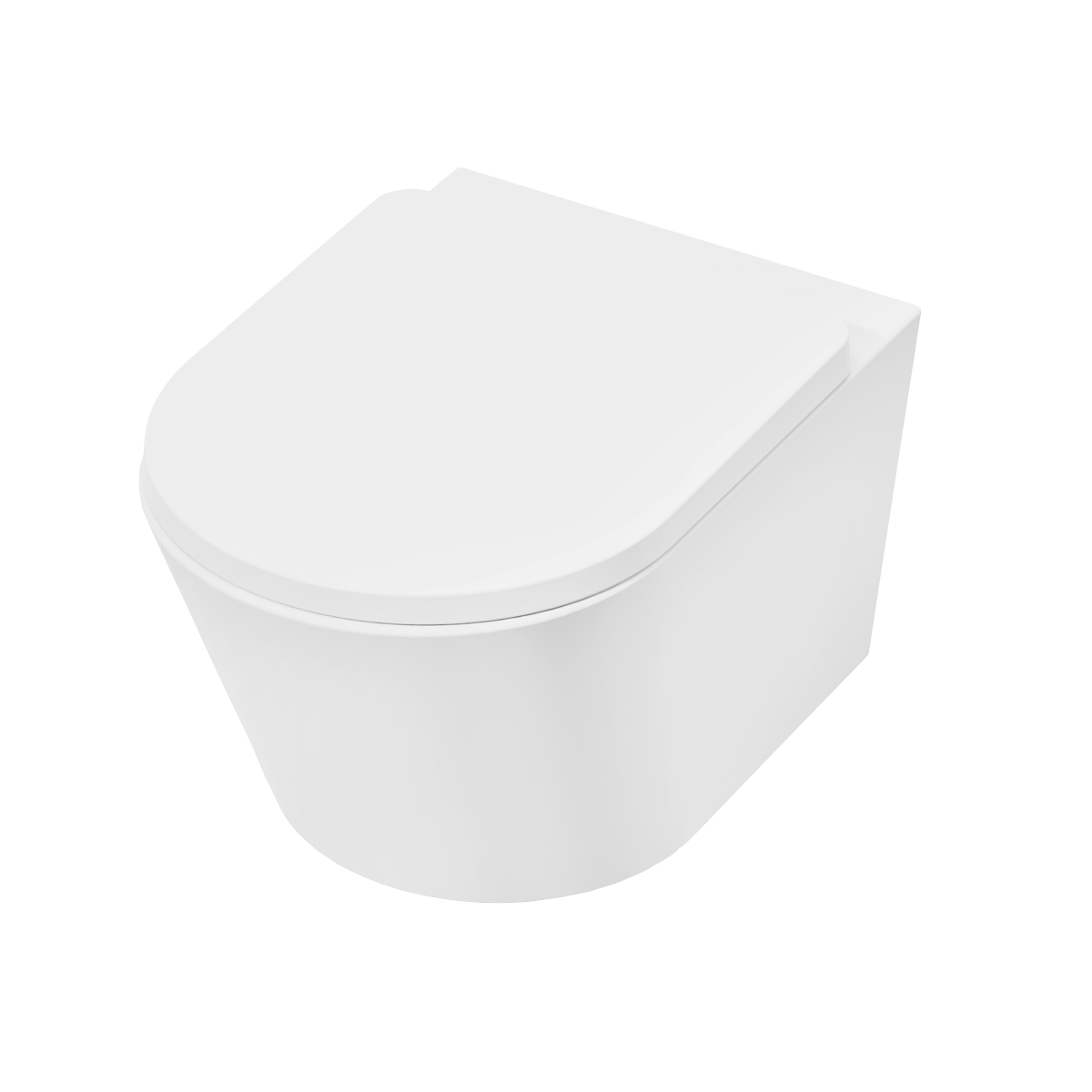Baridi DH335 Wall Hung Toilet with Soft Close Seat & Rimless Flush – White