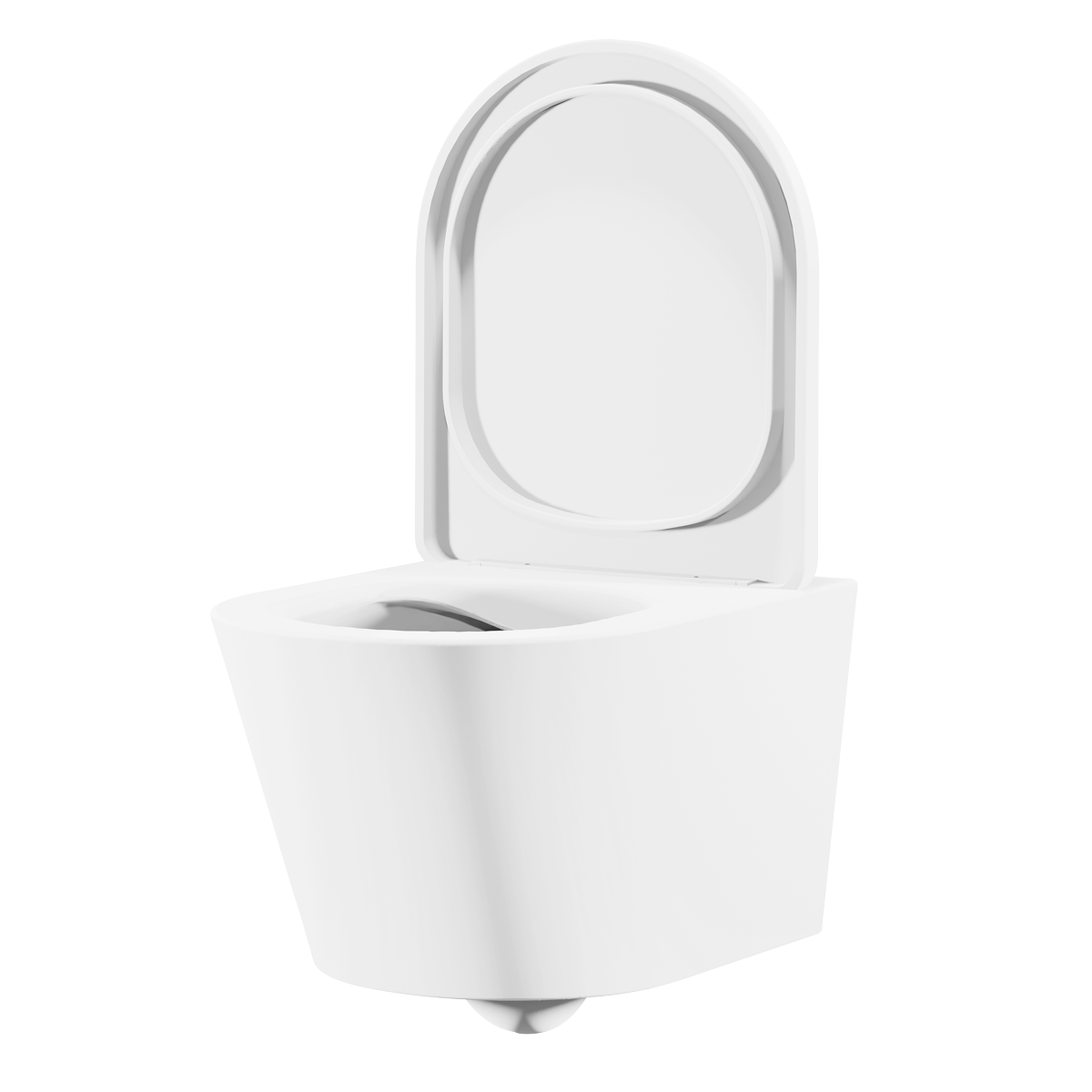 Baridi DH335 Wall Hung Toilet with Soft Close Seat & Rimless Flush – White