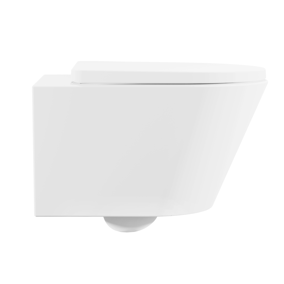 Baridi DH335 Wall Hung Toilet with Soft Close Seat & Rimless Flush – White