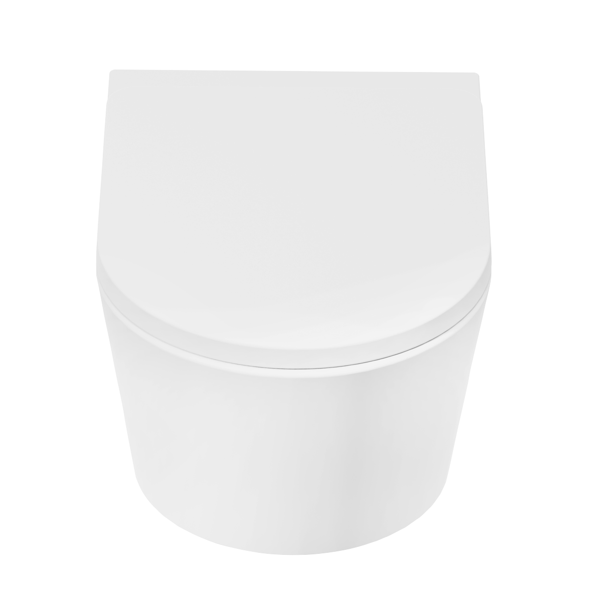 Baridi DH335 Wall Hung Toilet with Soft Close Seat & Rimless Flush – White