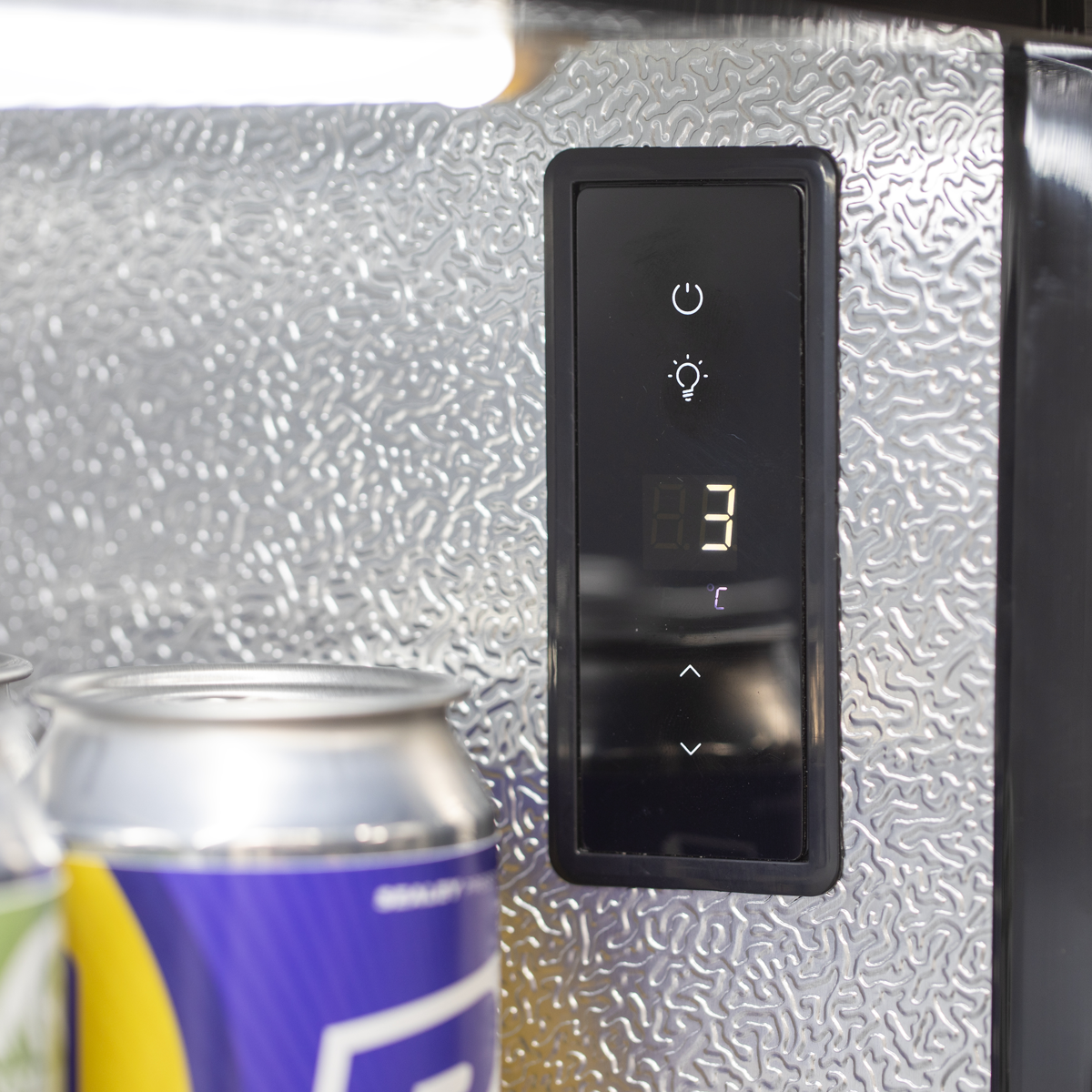 Baridi DH336 Baridi Back Bar Drinks Fridge/Cooler with Triple Hinged Door & Security Lock 307L - Black