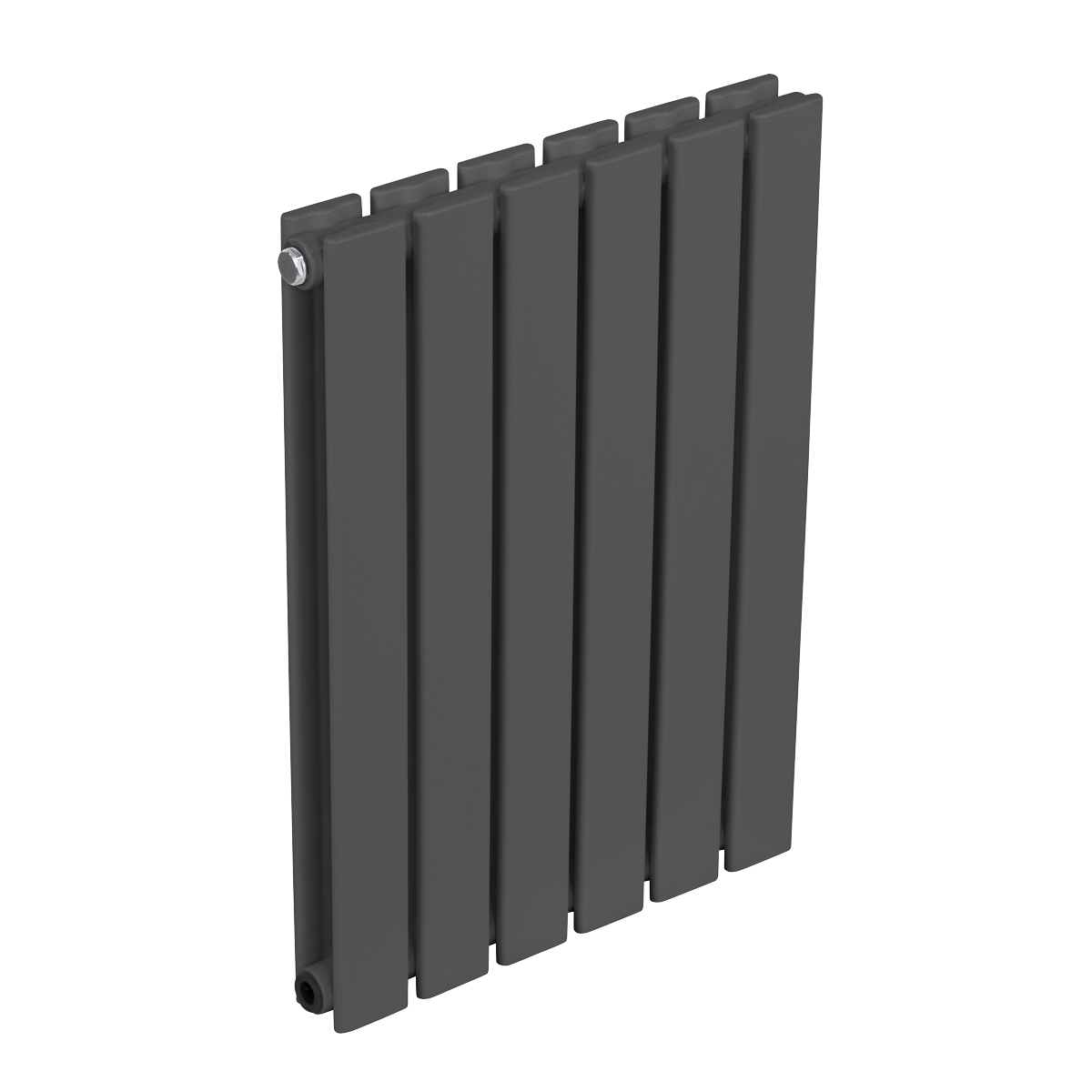 Baridi DH338 Baridi Horizontal Radiator Contemporary Double Flat Panel Design 420 x 600mm – Anthracite