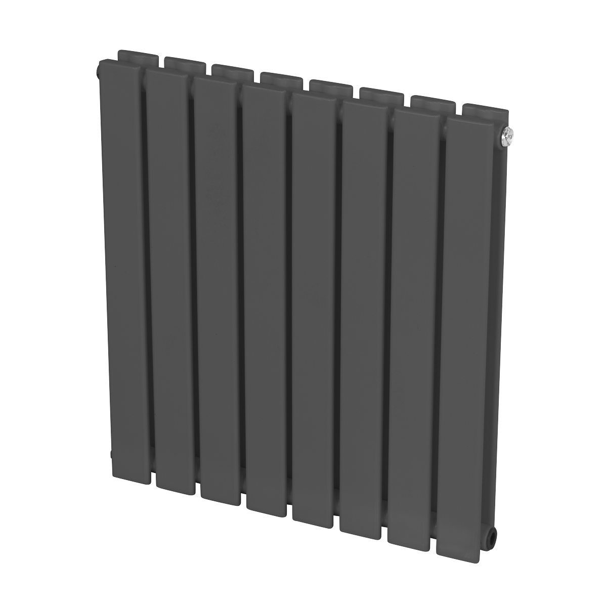 Baridi DH339 Baridi Horizontal Radiator Contemporary Double Flat Panel Design 600 x 560mm – Anthracite