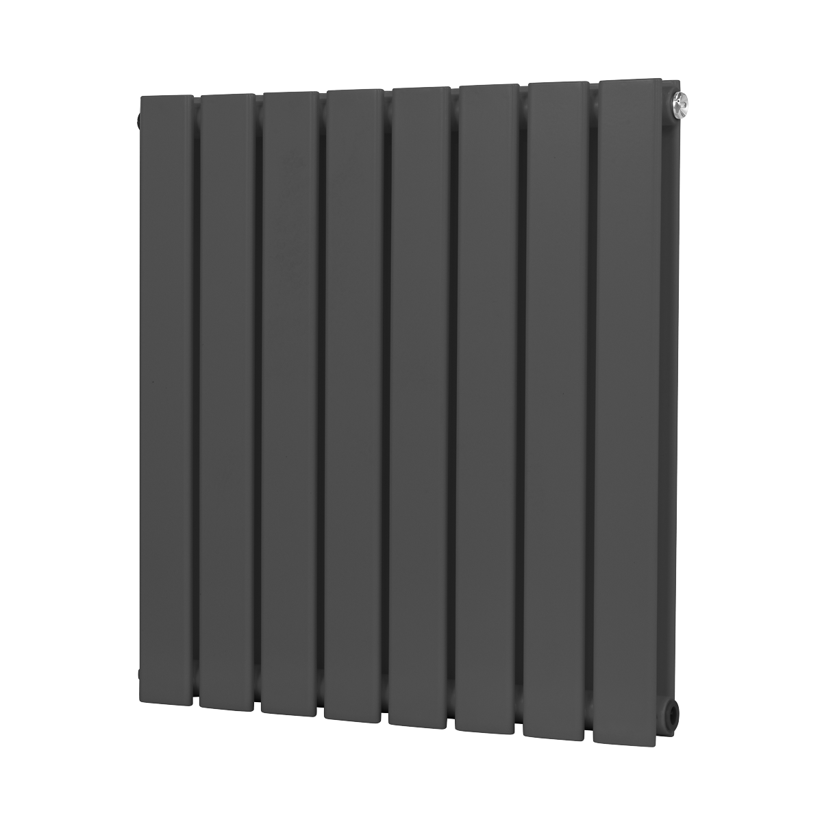 Baridi DH339 Baridi Horizontal Radiator Contemporary Double Flat Panel Design 600 x 560mm – Anthracite