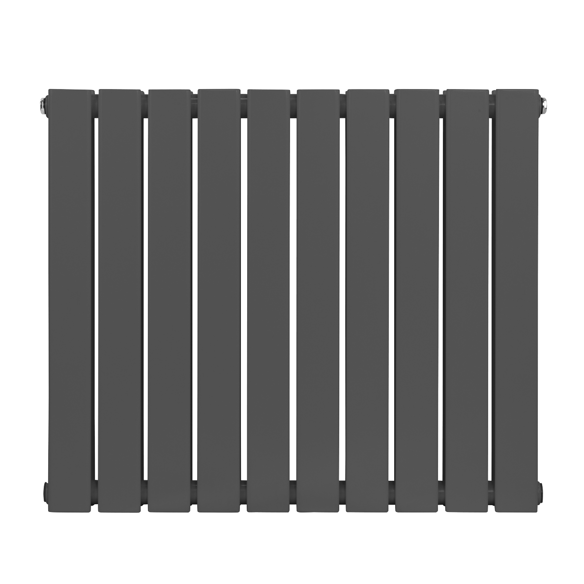 Baridi DH340 Baridi Horizontal Radiator Contemporary Double Flat Panel Design 600 x 700mm – Anthracite