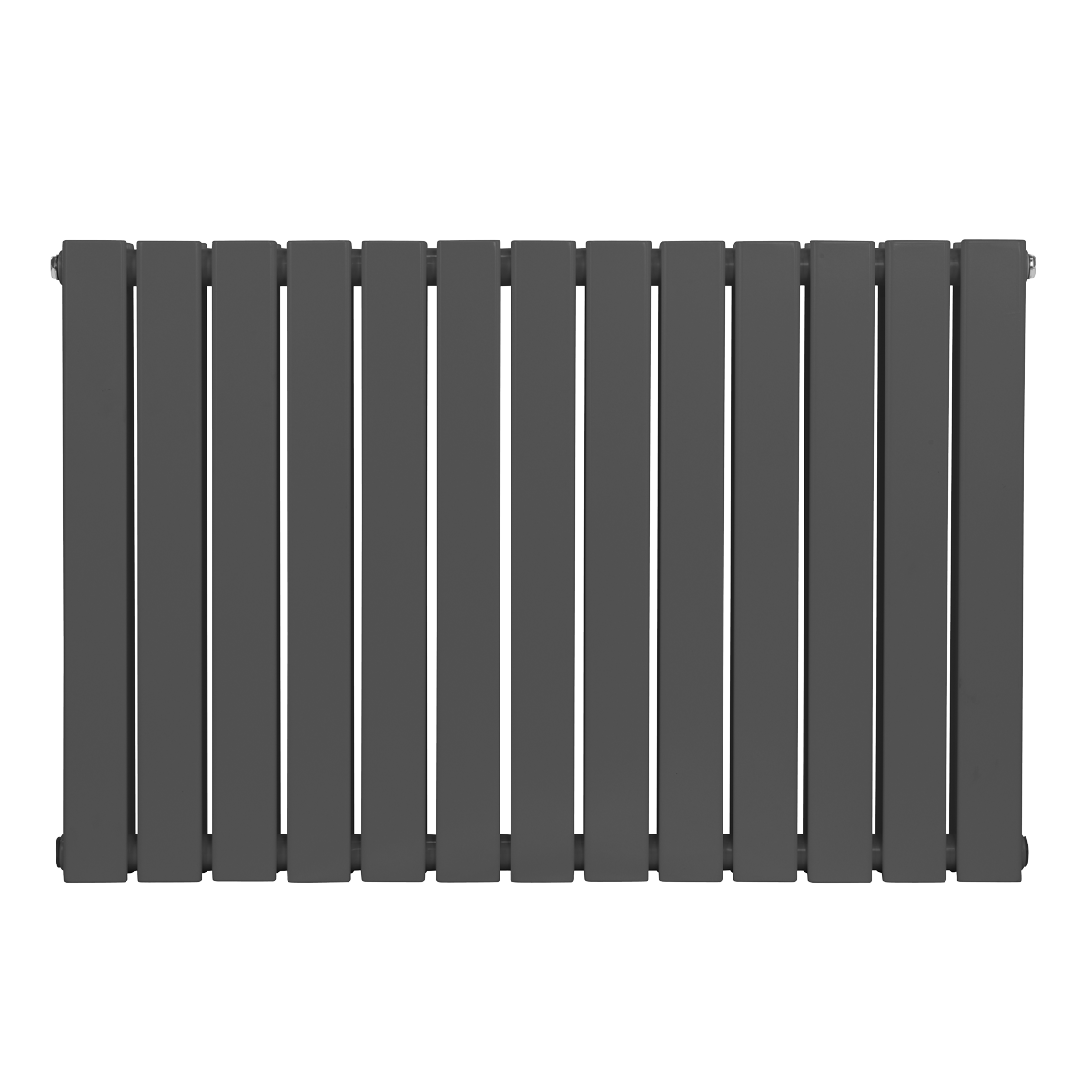 Baridi DH341 Baridi Horizontal Radiator Contemporary Double Flat Panel Design 600 x 910mm – Anthracite