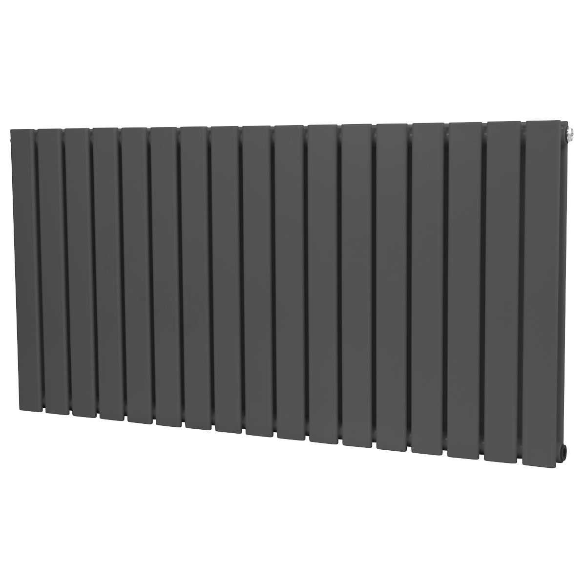 Baridi DH342 Baridi Horizontal Radiator Contemporary Double Flat Panel Design 600 x 1190mm – Anthracite