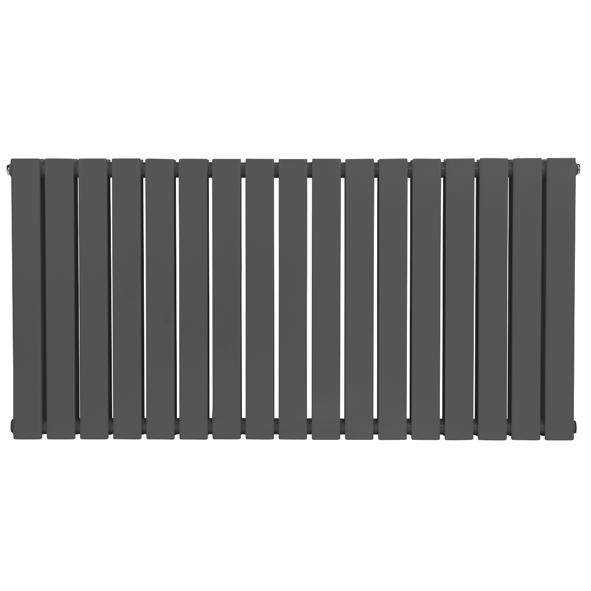 Baridi DH342 Baridi Horizontal Radiator Contemporary Double Flat Panel Design 600 x 1190mm – Anthracite