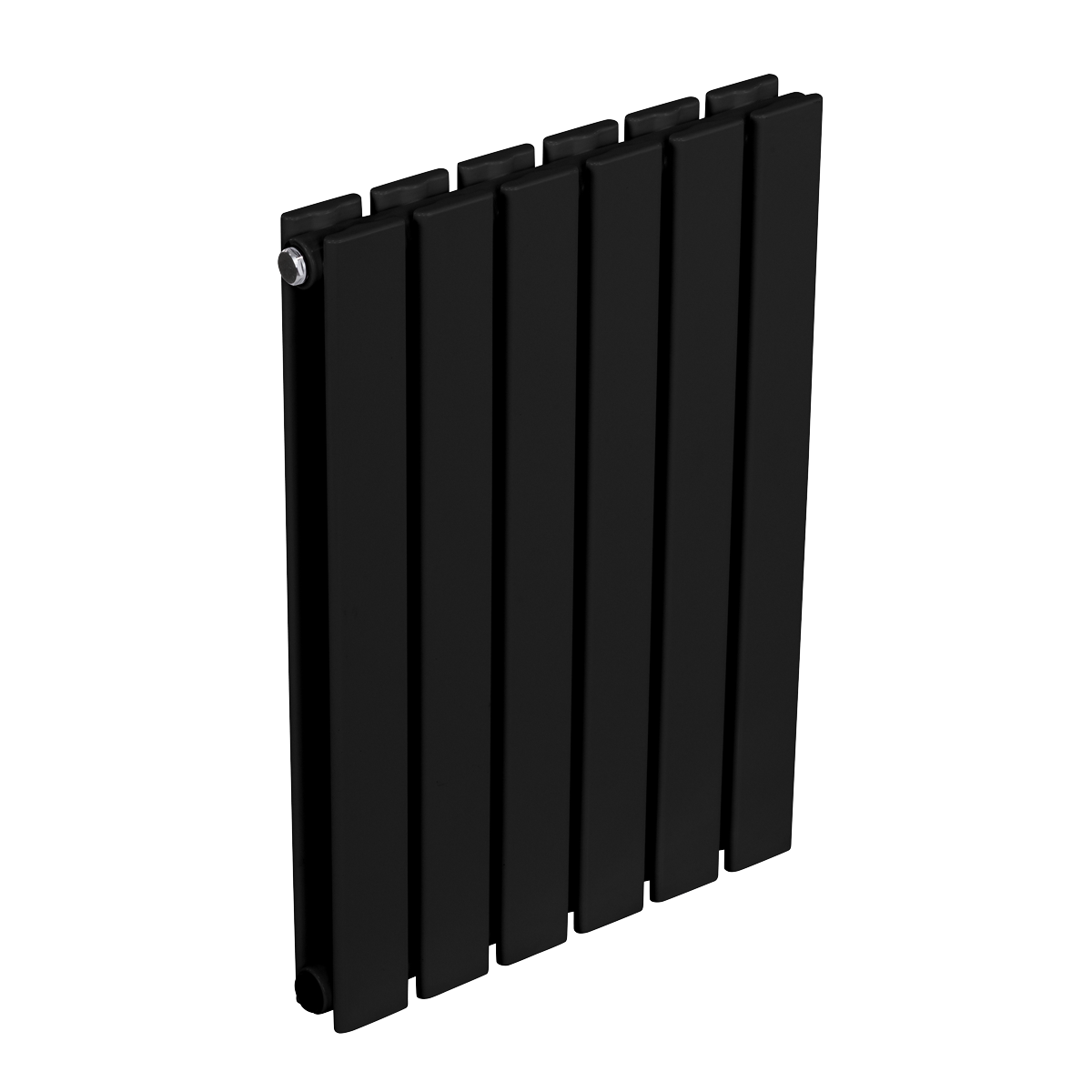 Baridi DH343 Baridi Horizontal Radiator Contemporary Double Flat Panel Design 600 x 420mm – Black