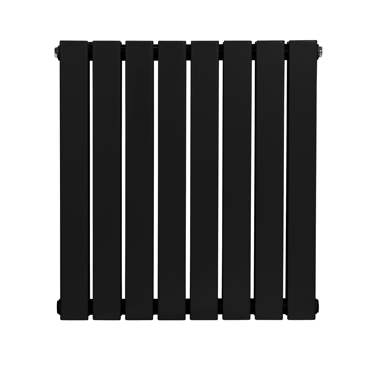 Baridi DH344 Baridi Horizontal Radiator Contemporary Double Flat Panel Design 600 x 560mm – Black
