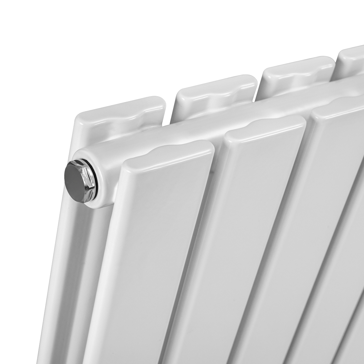 Baridi DH348 Baridi Horizontal Radiator Contemporary Double Flat Panel Design 600 x 420mm – White