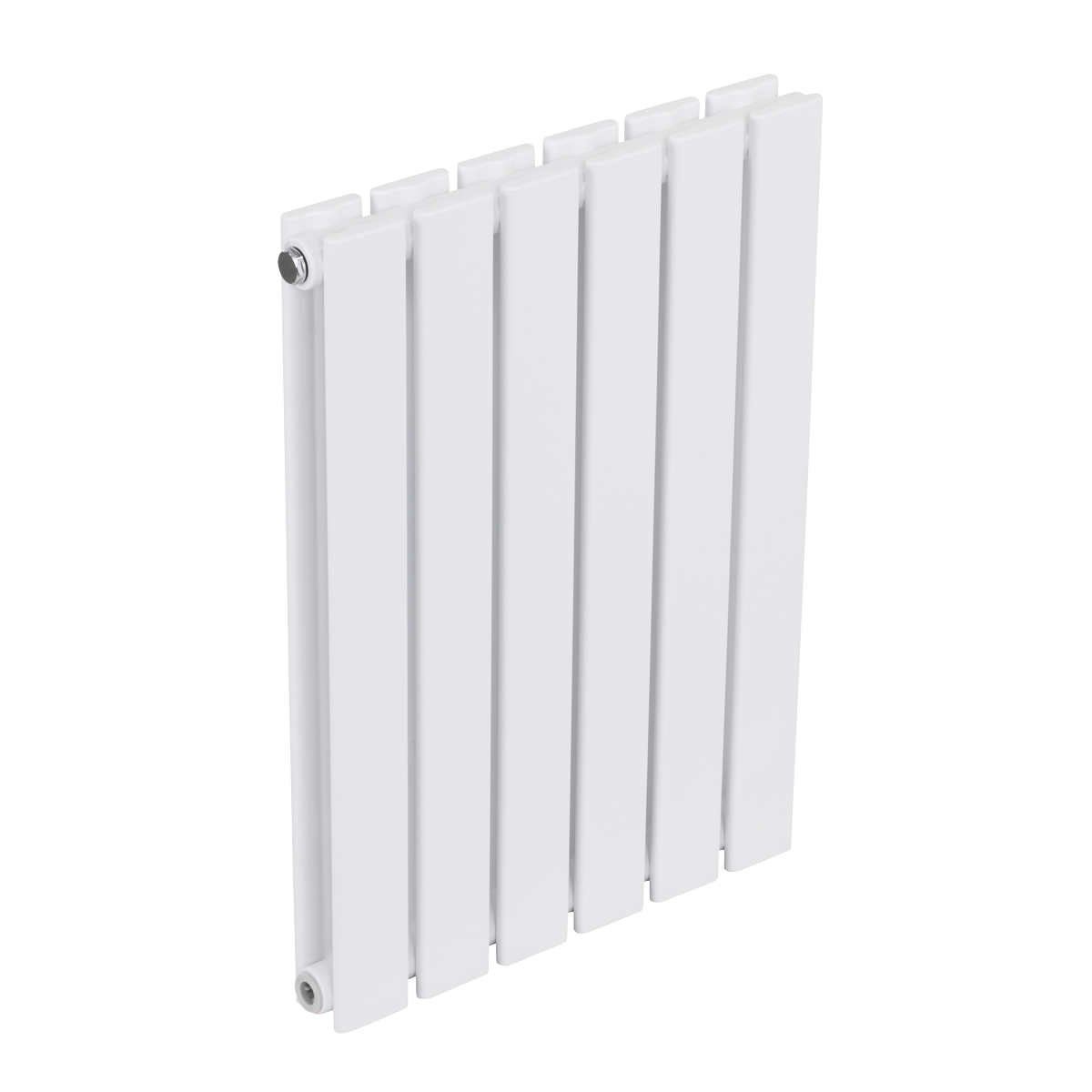 Baridi DH348 Baridi Horizontal Radiator Contemporary Double Flat Panel Design 600 x 420mm – White