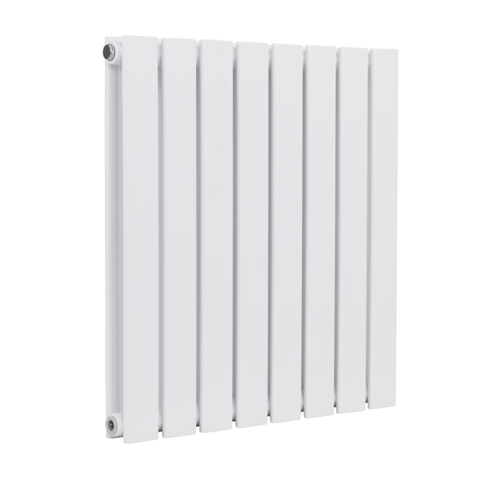 Baridi DH349 Baridi Horizontal Radiator Contemporary Double Flat Panel Design 600 x 560mm – White