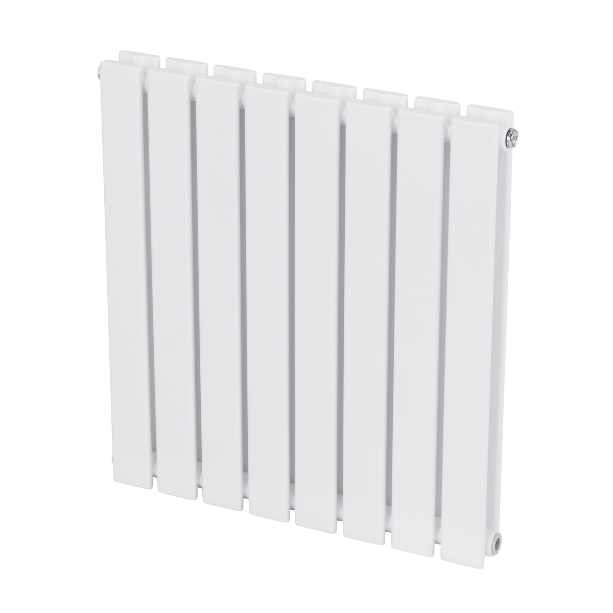 Baridi DH349 Baridi Horizontal Radiator Contemporary Double Flat Panel Design 600 x 560mm – White